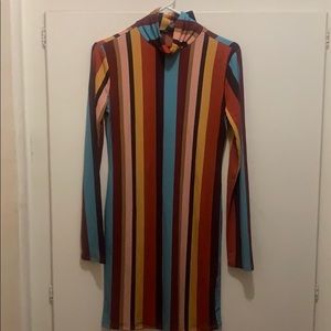 Multicolored cocktail dress
